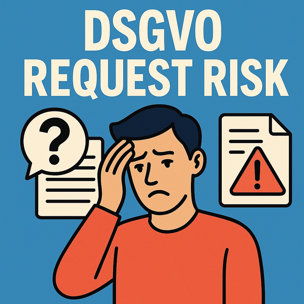 DSGVO Anfrage Risiko