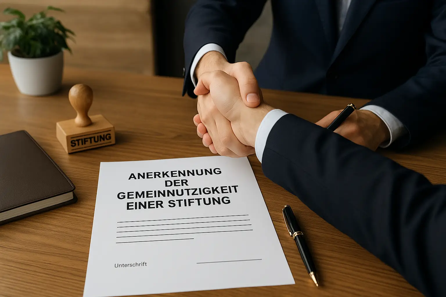 Anerkennung der Gemeinnützigkeit einer Stiftung