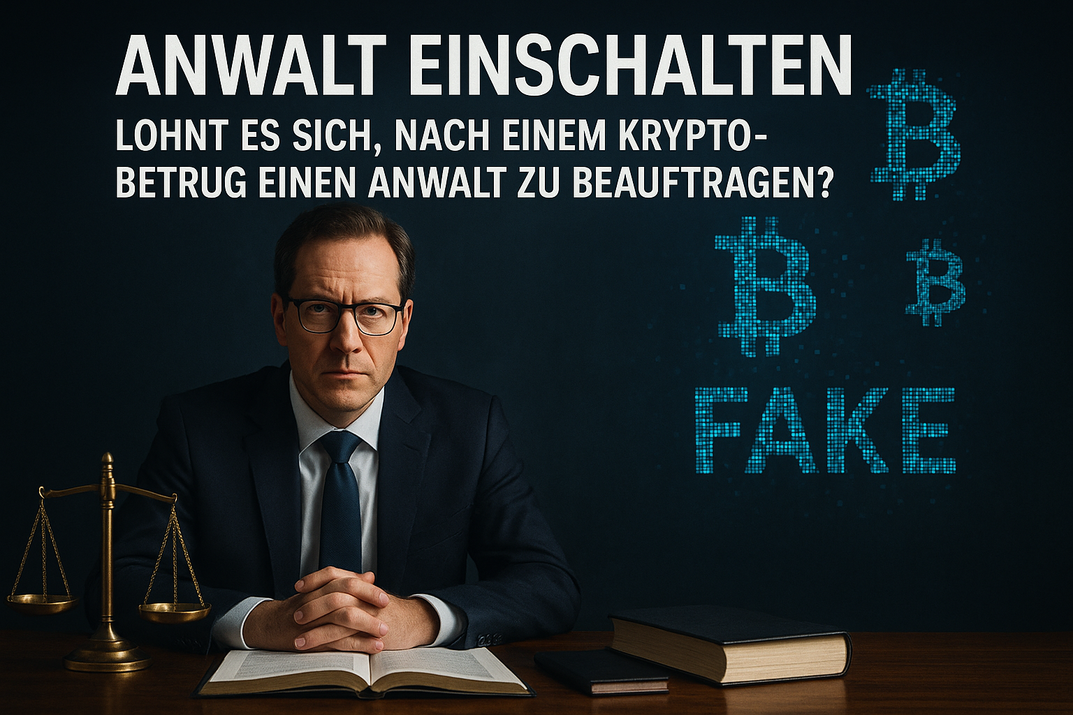 Anwalt einschalten Krypto-Betrug 